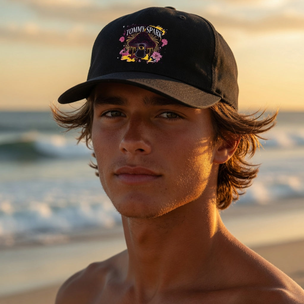 Casquette de Surf Mushroom Eye Psychédélique - Tommy Spark | Classe 1114